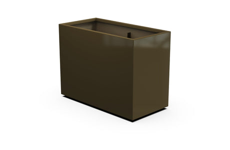 Aluminum Rectangular Planter – 36" Height - Plantercraft