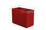 Aluminum Rectangular Planter – 36" H