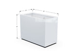 Aluminum Rectangular Planter – 36" H