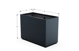 Aluminum Rectangular Planter – 36" H