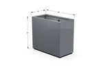 Aluminum Rectangular Planter - Plantercraft