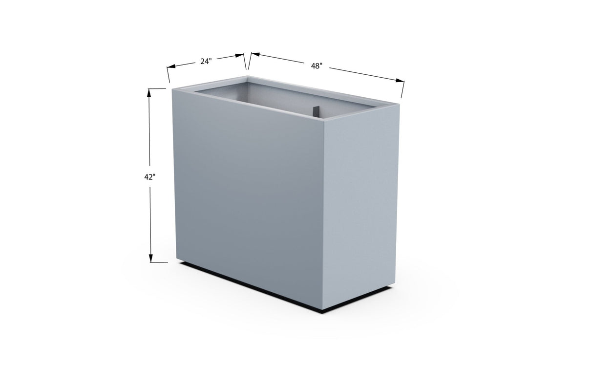 Aluminum Rectangular Planter - Plantercraft