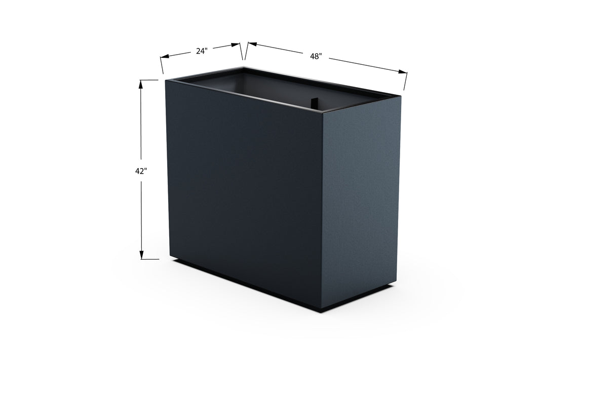 30% OFF Aluminum Rectangular Planter – 60" x 18" x 42"
