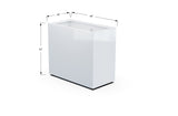30% OFF Aluminum Rectangular Planter – 60" x 18" x 42"