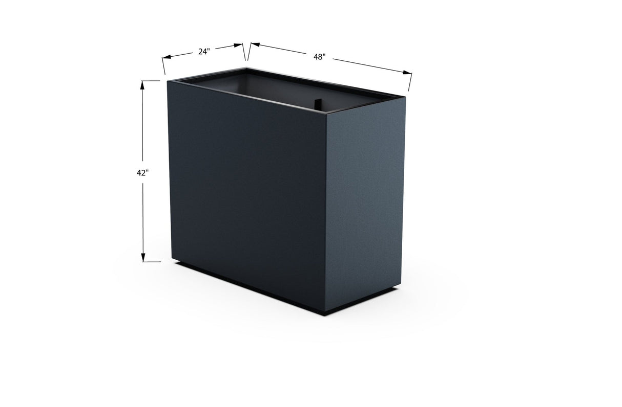 Aluminum Rectangular Planter - Plantercraft