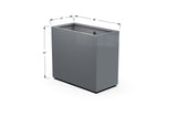 30% OFF Aluminum Rectangular Planter – 60" x 18" x 42"