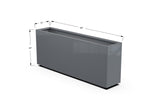 30% OFF Aluminum Rectangular Planter – 84" x 18" x 24"