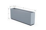 30% OFF Aluminum Rectangular Planter – 84" x 18" x 24"