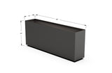 30% OFF Aluminum Rectangular Planter – 84" x 18" x 24"