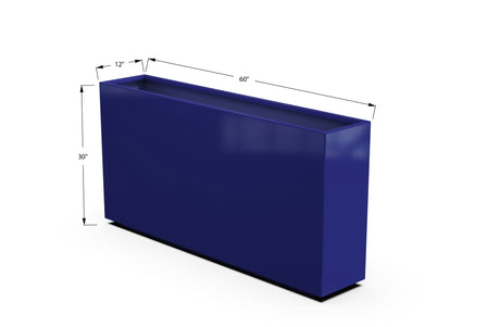 Aluminum Rectangular Planter – 30" Height - Plantercraft