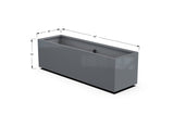 Aluminum Rectangular Outdoor or Indoor Planters - Plantercraft