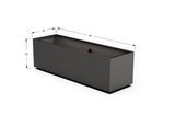 Aluminum Rectangular Outdoor or Indoor Planters - Plantercraft
