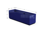 Aluminum Rectangular Planter – 12" to 20" H