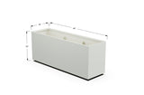 30% OFF Aluminum Rectangular Planter – 84" x 18" x 24"