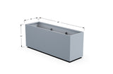 30% OFF Aluminum Rectangular Planter – 84" x 18" x 24"