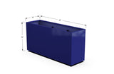 Aluminum Rectangular Planter – 30" Height - Plantercraft