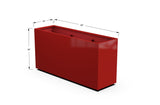 Aluminum Rectangular Planter – 30" Height - Plantercraft