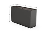 Aluminum Rectangular Planter – 36" H