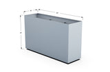 Aluminum Rectangular Planter – 36" H