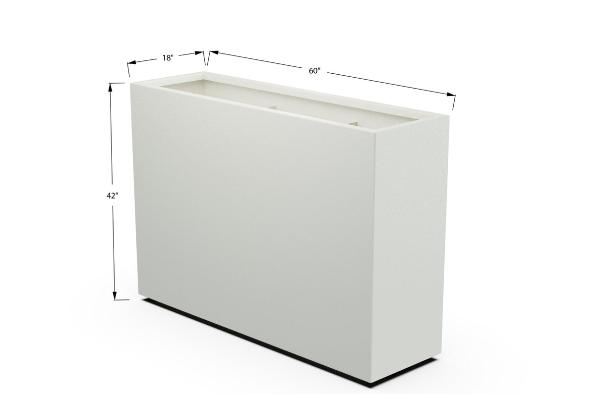 Aluminum Rectangular Planter - Plantercraft