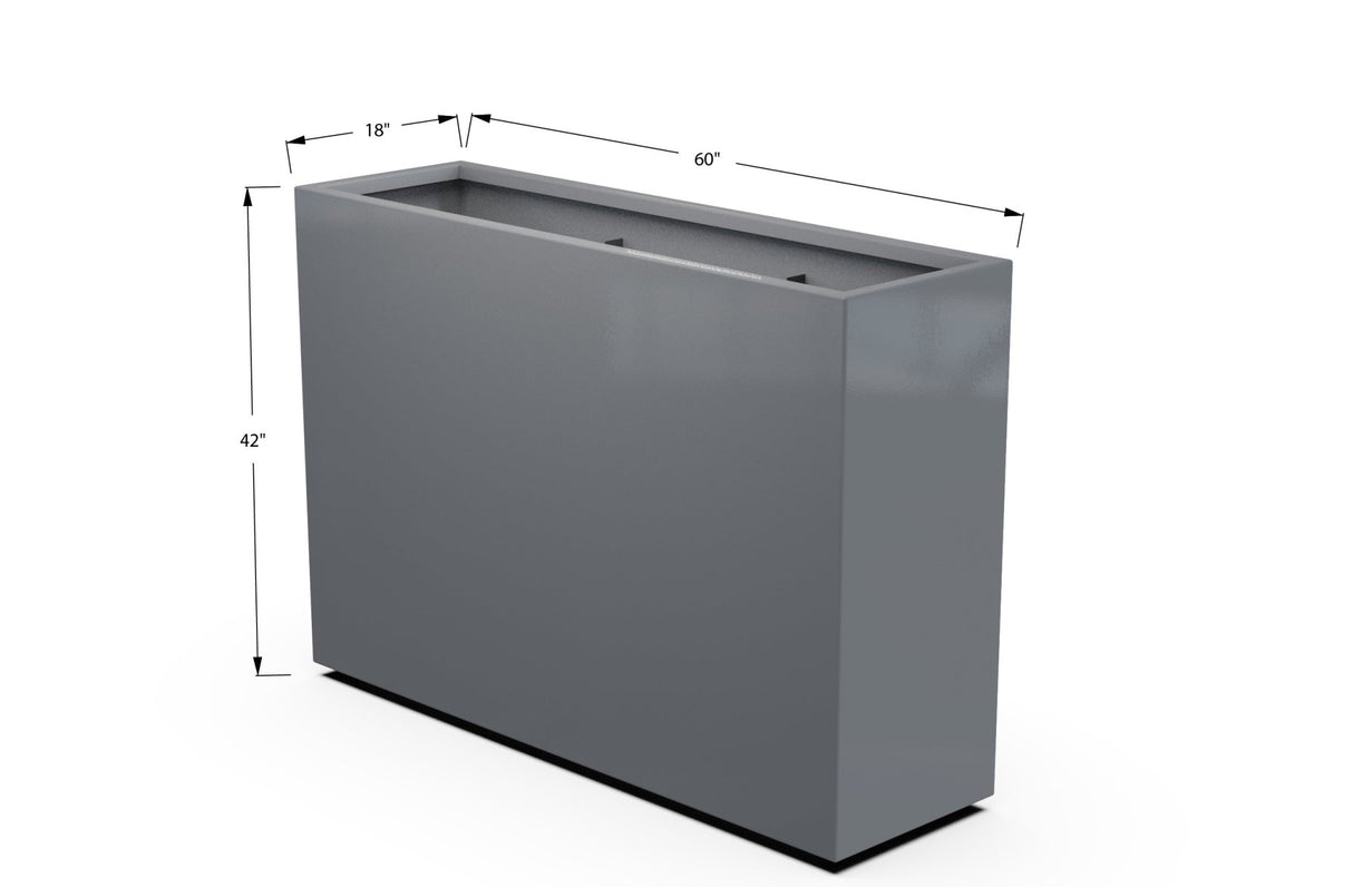Aluminum Rectangular Planter - Plantercraft