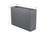 Aluminum Rectangular Planter - Plantercraft