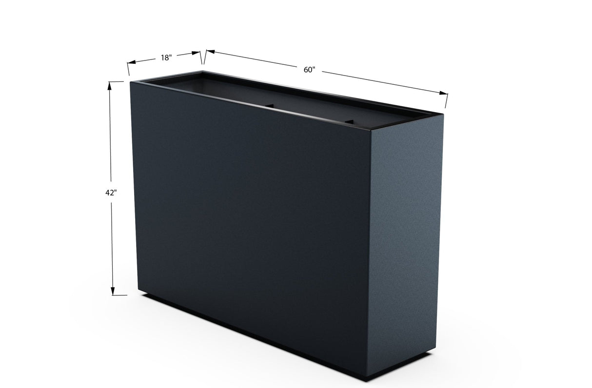 Aluminum Rectangular Planter - Plantercraft