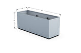 30% OFF Aluminum Rectangular Planter – 84" x 18" x 24"