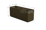 30% OFF Aluminum Rectangular Planter – 84" x 18" x 24"