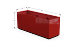 30% OFF Aluminum Rectangular Planter – 84" x 18" x 24"