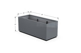 30% OFF Aluminum Rectangular Planter – 84" x 18" x 24"