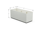 30% OFF Aluminum Rectangular Planter – 84" x 18" x 24"