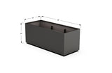 30% OFF Aluminum Rectangular Planter – 84" x 18" x 24"