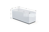 30% OFF Aluminum Rectangular Planter – 84" x 18" x 24"