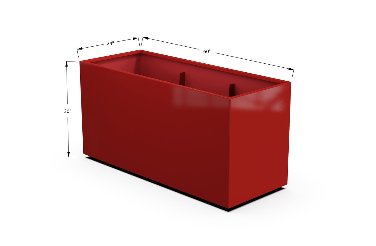 30% OFF Aluminum Rectangular Planter – 59.5" x 24" x 30"