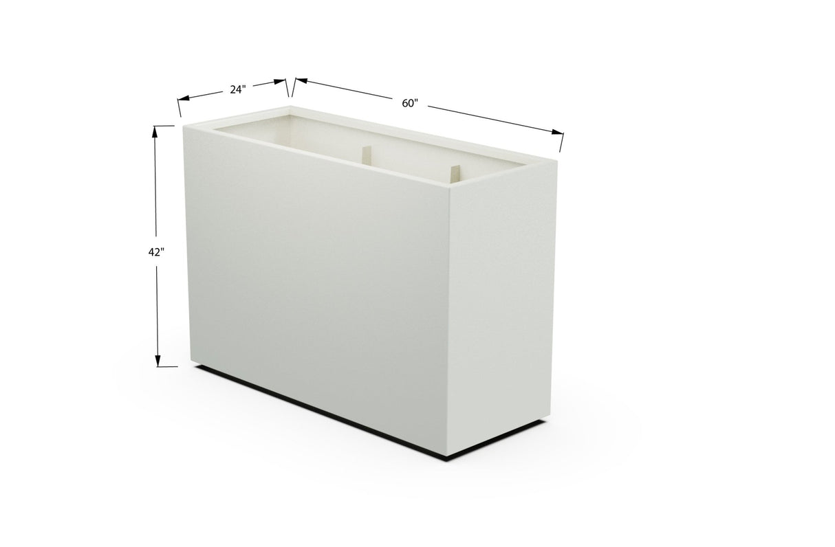 Aluminum Rectangular Planter - Plantercraft