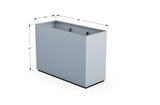 Aluminum Rectangular Planter - Plantercraft