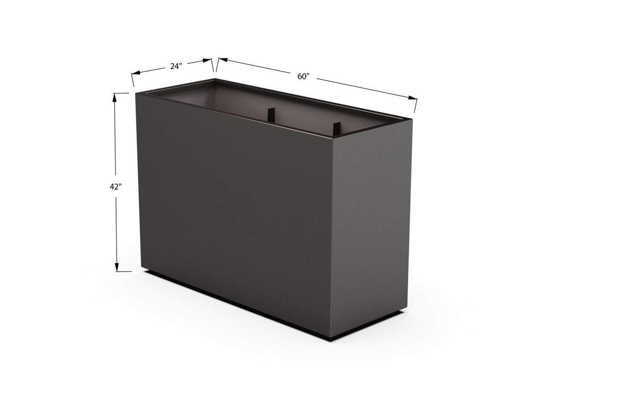 Aluminum Rectangular Planter - Plantercraft