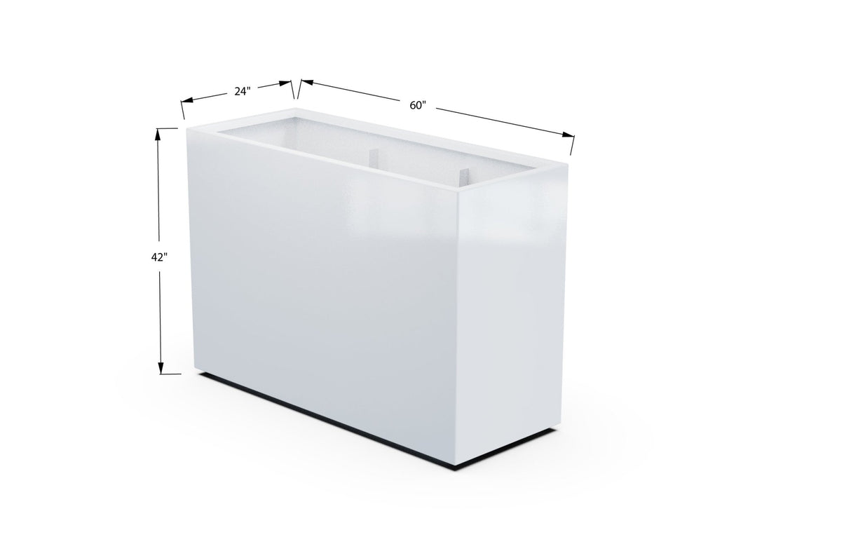 Aluminum Rectangular Planter - Plantercraft