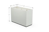 30% OFF Aluminum Rectangular Planter – 60" x 18" x 42"