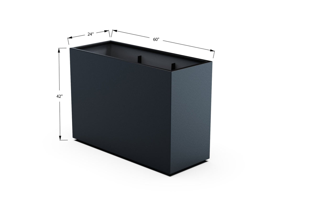 Aluminum Rectangular Planter - Plantercraft