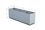 30% OFF Aluminum Rectangular Planter – 84" x 18" x 24"
