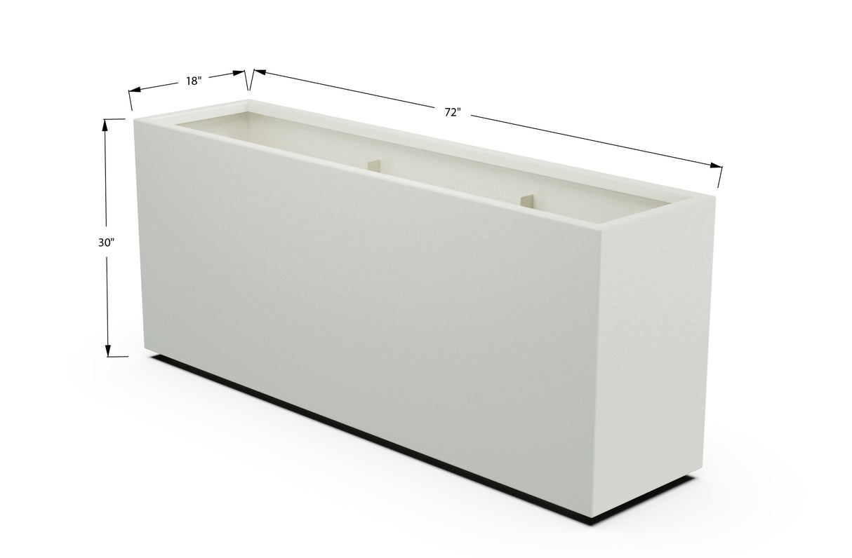 30% OFF Aluminum Rectangular Planter – 59.5" x 24" x 30"