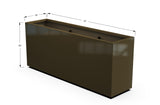 30% OFF Aluminum Rectangular Planter – 59.5" x 24" x 30"