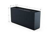 Aluminum Rectangular Planter – 36" H