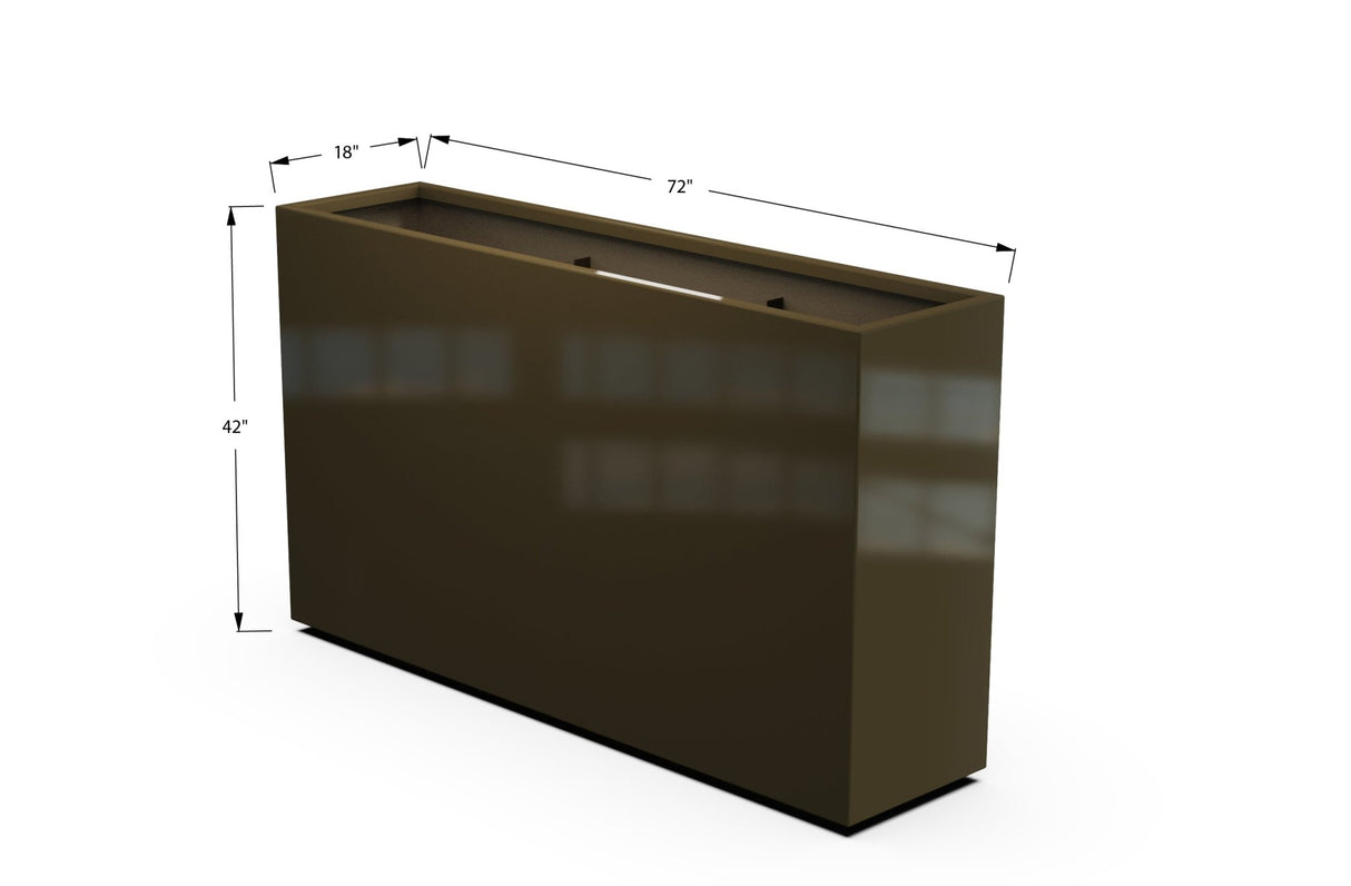Aluminum Rectangular Planter - Plantercraft