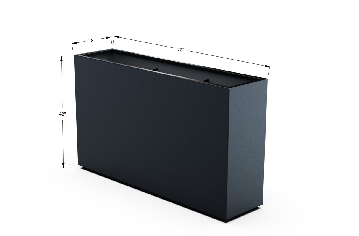 Aluminum Rectangular Planter - Plantercraft