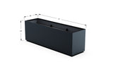 30% OFF Aluminum Rectangular Planter – 84" x 18" x 24"