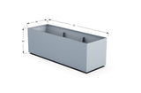 30% OFF Aluminum Rectangular Planter – 84" x 18" x 24"