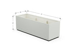 30% OFF Aluminum Rectangular Planter – 84" x 18" x 24"